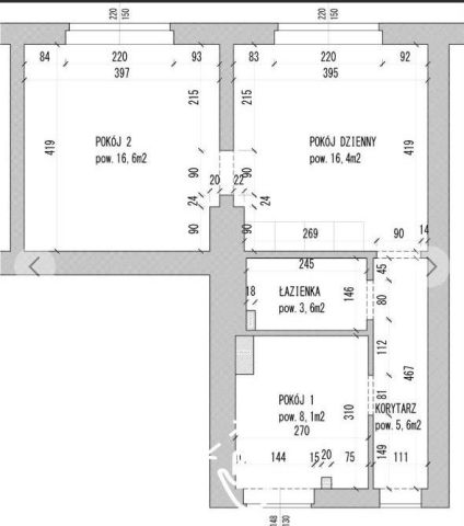 Mieszkanie 3-pokojowe Poznań Nowe Miasto, ul. Stanisława Małachowskiego. Zdjęcie 10