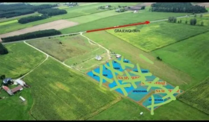 Działka budowlana Grajewo