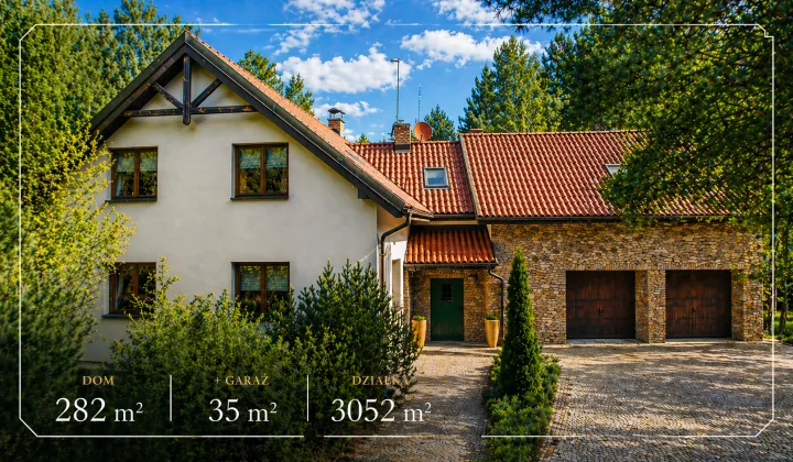 dom wolnostojący, 7 pokoi Prace Duże, Prace Duże