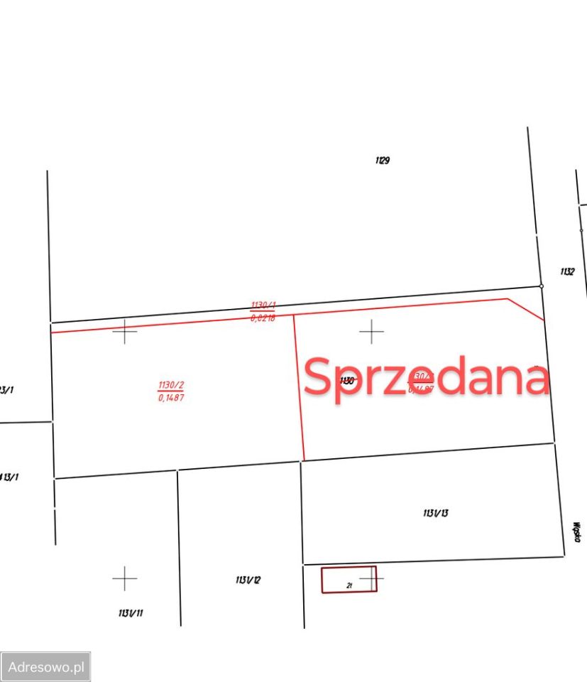 Działka siedliskowa Krępiec, ul. Wąska