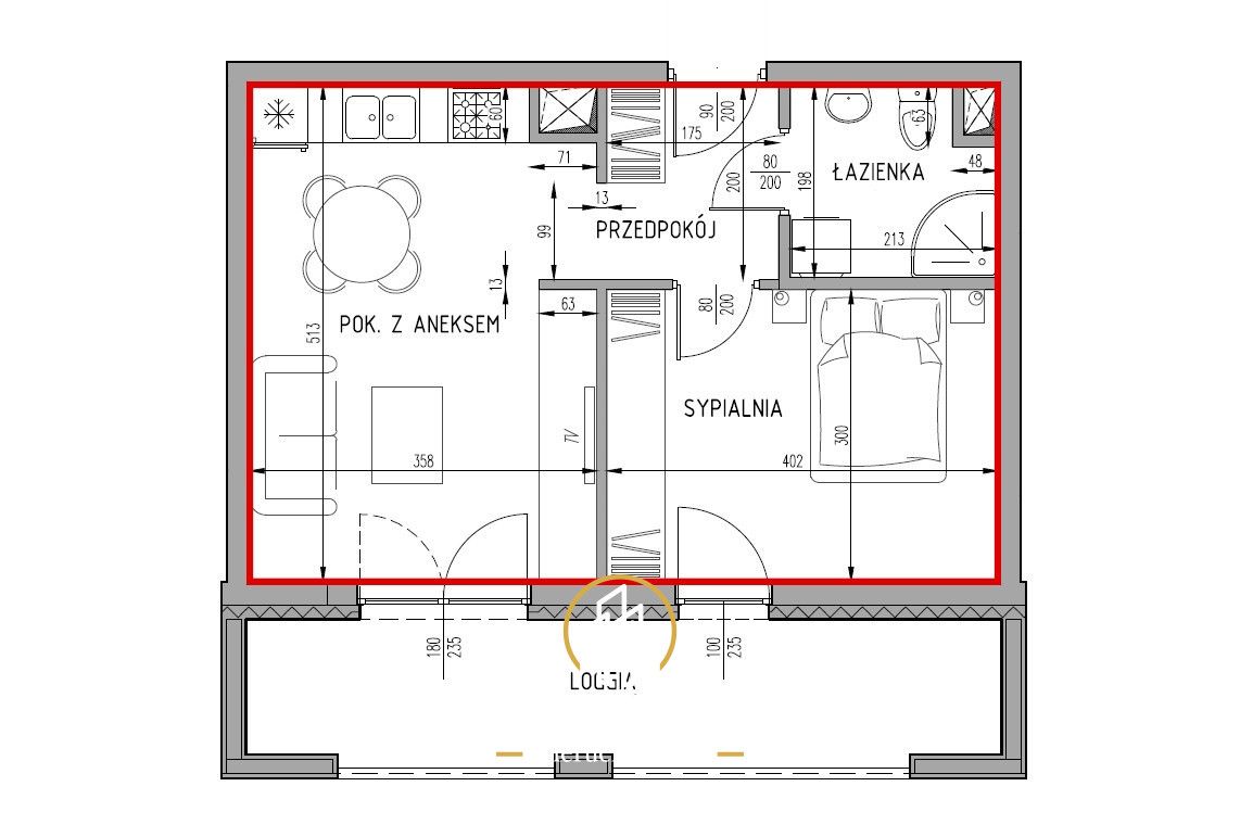 Mieszkanie 2-pokojowe Lublin Czuby, ul. Różana. Zdjęcie 10