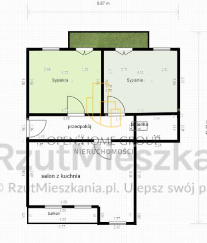 Mieszkanie 3-pokojowe Komorowice, ul. Mściwoja. Zdjęcie 13