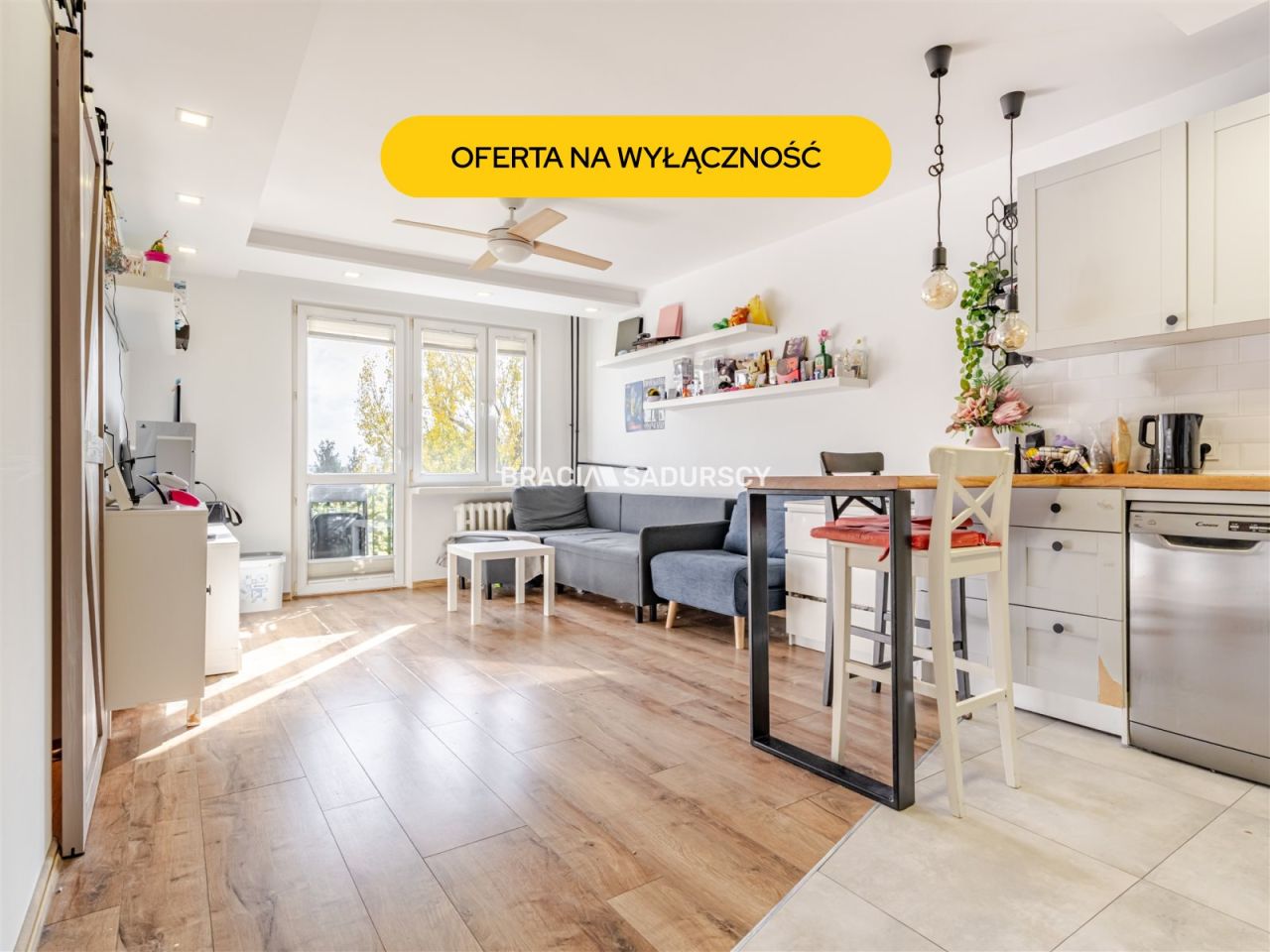 Mieszkanie 2-pokojowe Kraków Mistrzejowice, os. Tysiąclecia. Zdjęcie 1