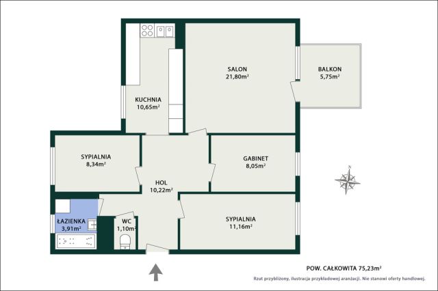 Mieszkanie 4-pokojowe Nowy Dwór Mazowiecki, ul. Wojska Polskiego. Zdjęcie 14