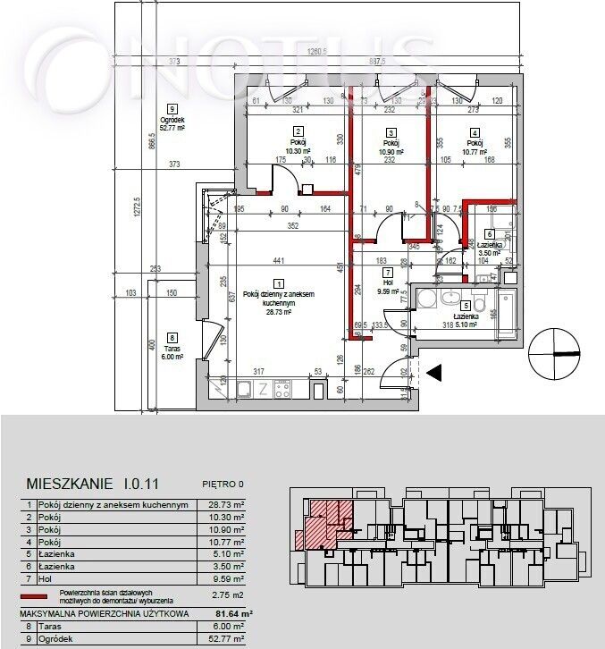 Mieszkanie 4-pokojowe Gdańsk, ul. Starowiejska. Zdjęcie 21