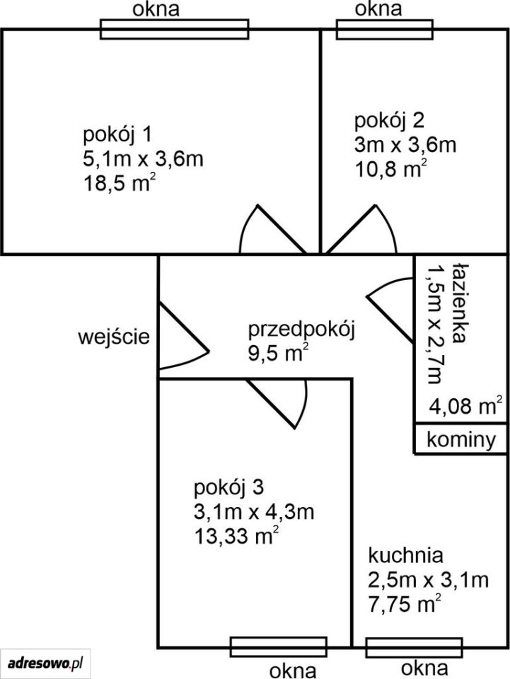 Mieszkanie 3-pokojowe Trzebnica, ul. Ignacego Daszyńskiego. Zdjęcie 15