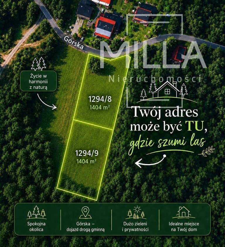 Działka budowlana Maków. Zdjęcie 8
