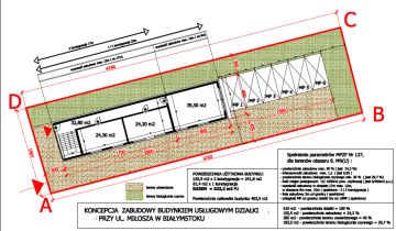 Działka inwestycyjna Białystok Centrum, ul. Drewniana