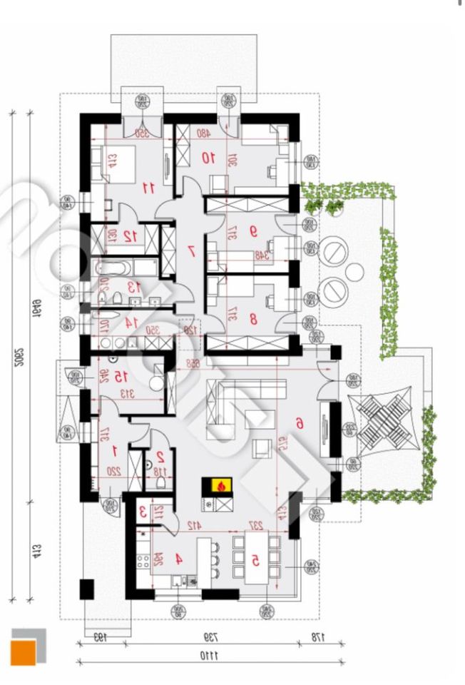 dom wolnostojący Wysoka Głogowska, ul. Brzozowa. Zdjęcie 6