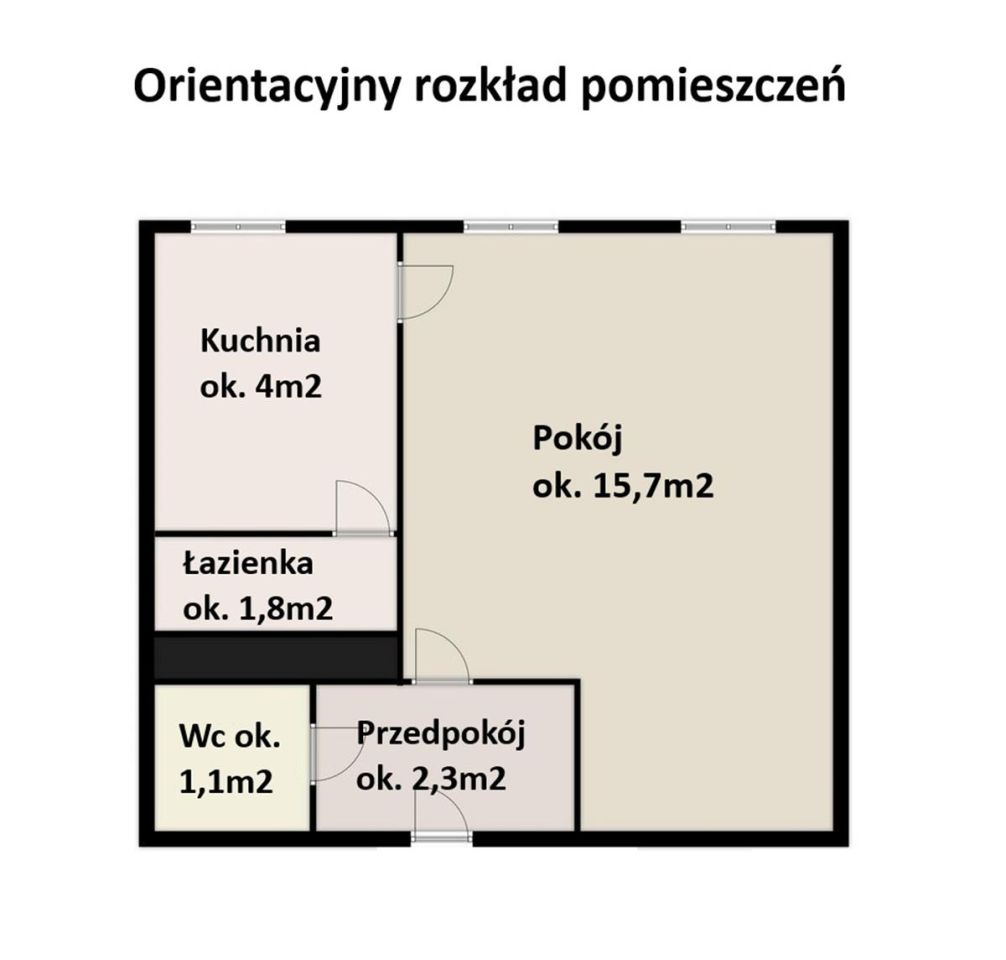 Mieszkanie 1-pokojowe Szczecinek, ul. Mierosławskiego. Zdjęcie 11