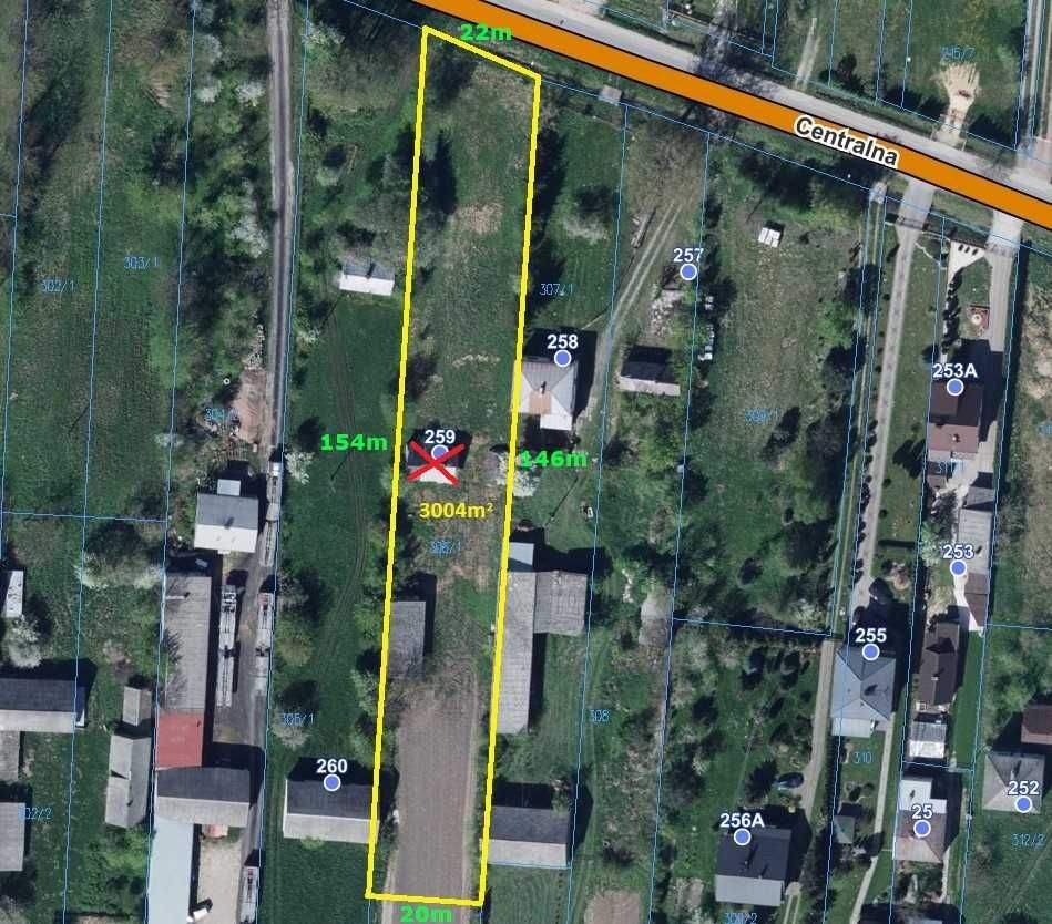 Działka budowlana Osiny, ul. Centralna. Zdjęcie 7