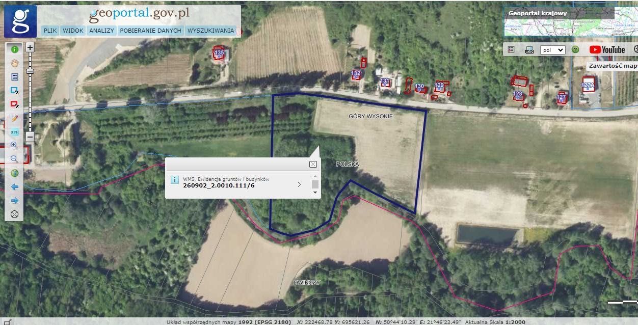 Działka rolna Góry Wysokie. Zdjęcie 3