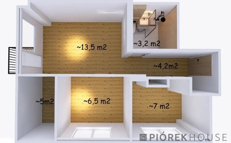 Mieszkanie 3-pokojowe Warszawa Wola, ul. Mordechaja Anielewicza. Zdjęcie 7