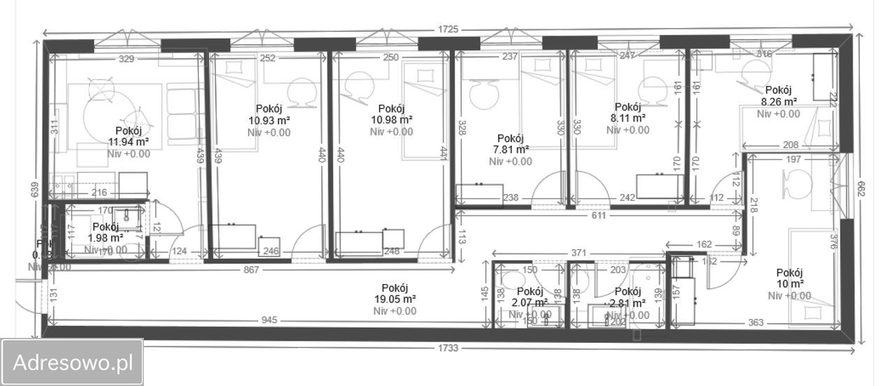 Mieszkanie 6-pokojowe Łódź Polesie, ul. Zielona. Zdjęcie 19