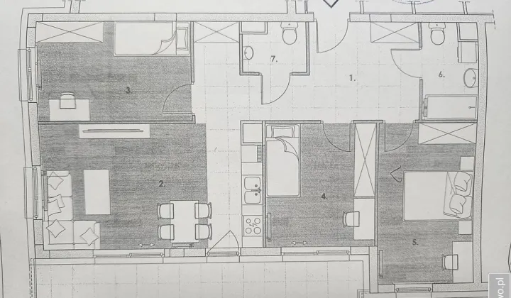 Mieszkanie 4-pokojowe Radom Planty, ul. ks. prof. Włodzimierza Sedlaka