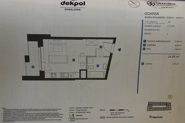Mieszkanie 1-pokojowe Gdańsk Stare Miasto, ul. Chmielna. Zdjęcie 21