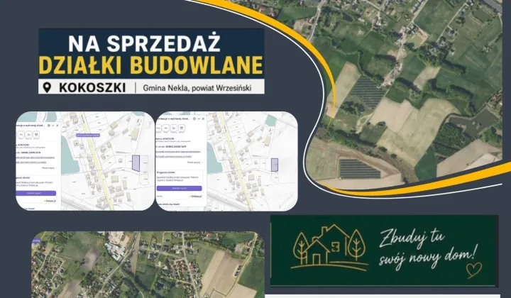 Działka budowlana Kokoszki