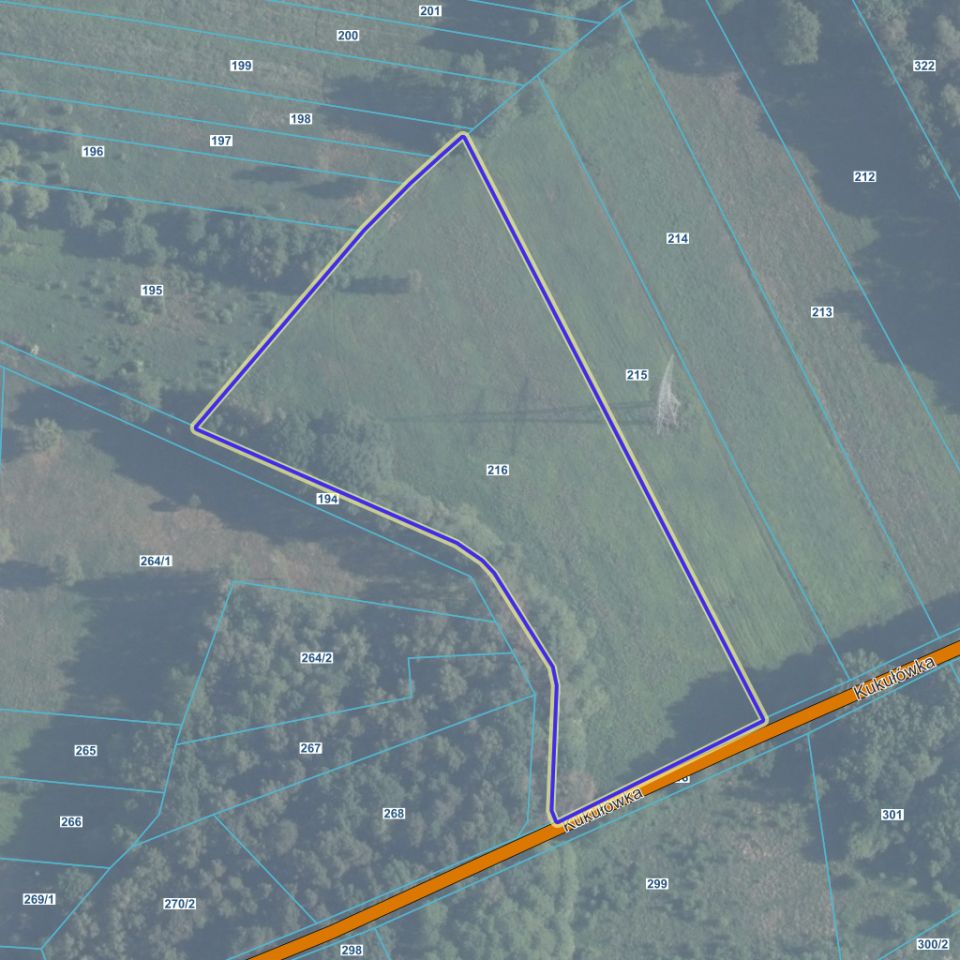 Działka Dąbrowa Szlachecka, ul. Kukułówka, bez pośrednika 8942 m2 1