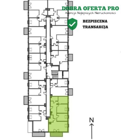 Mieszkanie 4-pokojowe Gdańsk, ul. Niepołomicka. Zdjęcie 4