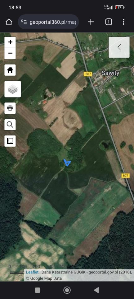 Działka rolna Sawity. Zdjęcie 2