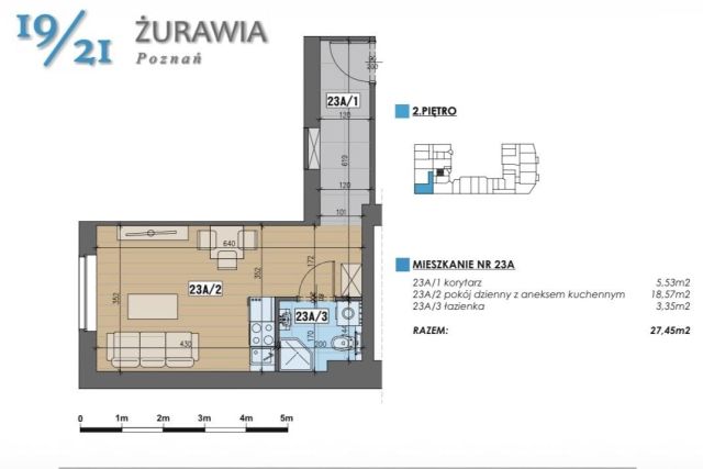 Mieszkanie 1-pokojowe Poznań Jeżyce, ul. Żurawia. Zdjęcie 11