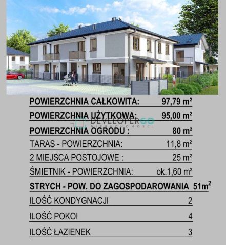 dom szeregowy, 4 pokoje Porosły. Zdjęcie 6