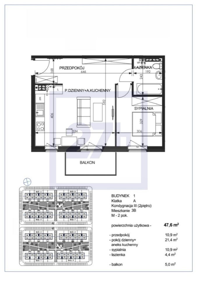Mieszkanie 2-pokojowe Wrocław Żar. Zdjęcie 9