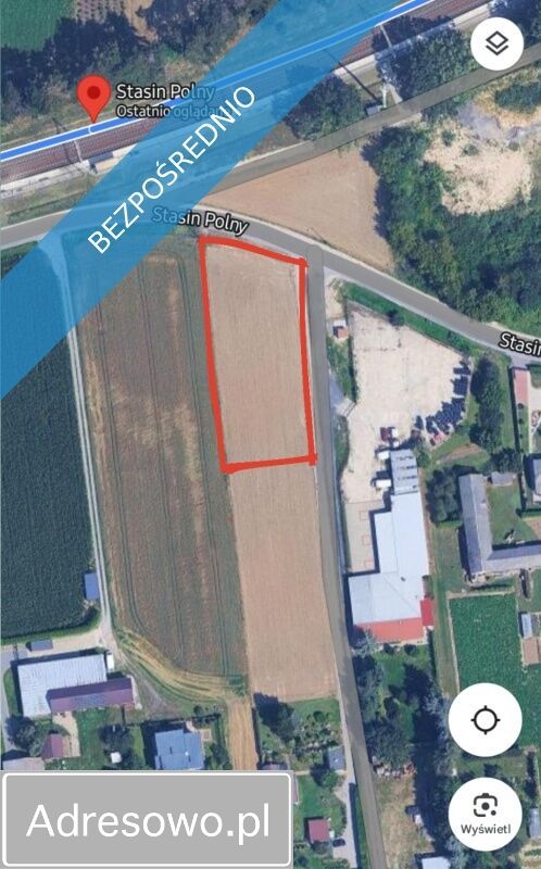 Działka rolno-budowlana Stasin. Zdjęcie 2