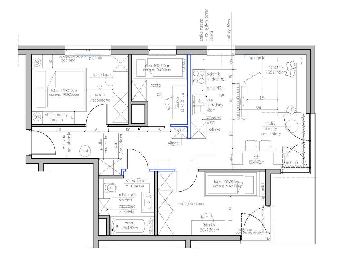 Mieszkanie 4-pokojowe Warszawa Wola, ul. Nakielska. Zdjęcie 16