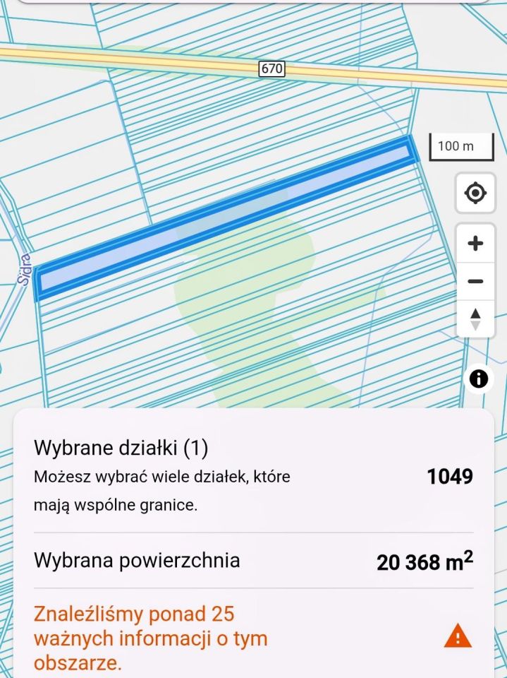 Działka rolna Bieniowce, Południowa 9/42-Dąbrowa Biał. Zdjęcie 1