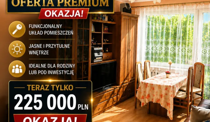 Mieszkanie 2-pokojowe Brodnica, ul. Stanisława Wyspiańskiego