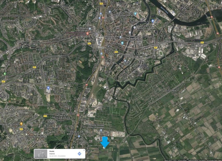 Działka inwestycyjna Gdańsk Orunia, ul. Żuławska. Zdjęcie 5