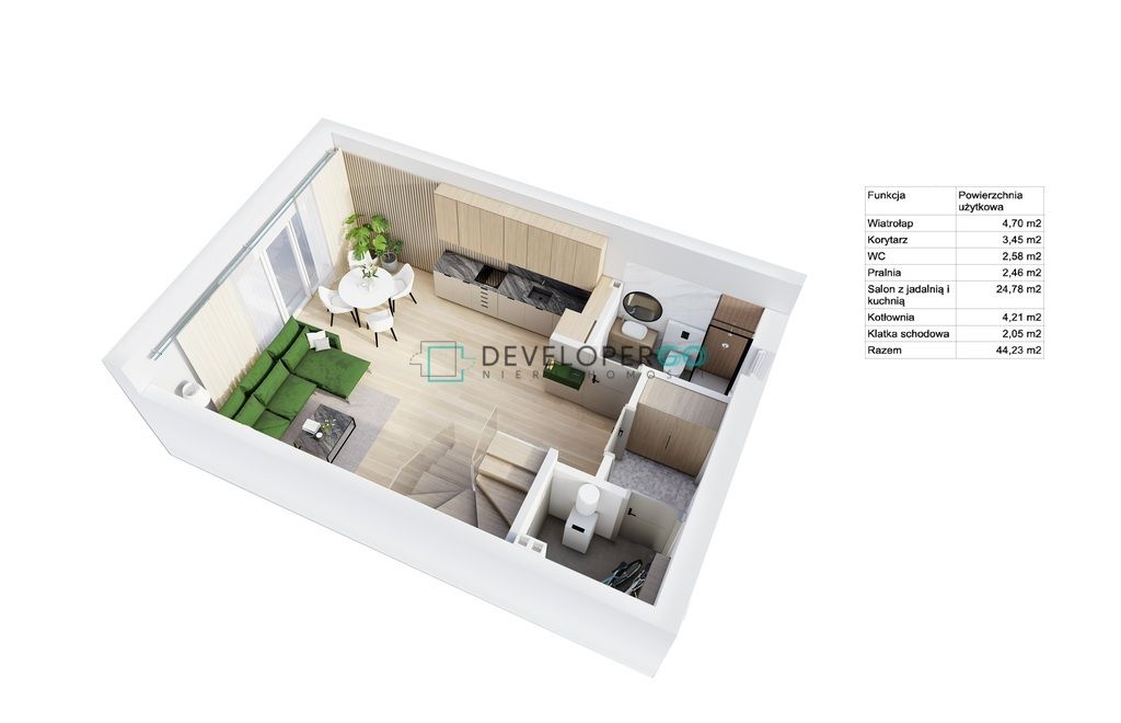 dom szeregowy, 4 pokoje Białystok Skorupy, ul. Baranowicka. Zdjęcie 4