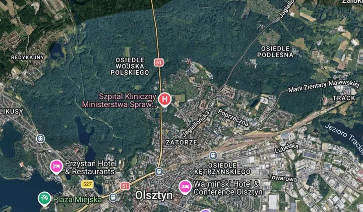 Działka rod Olsztyn, ul. Macieja Rataja