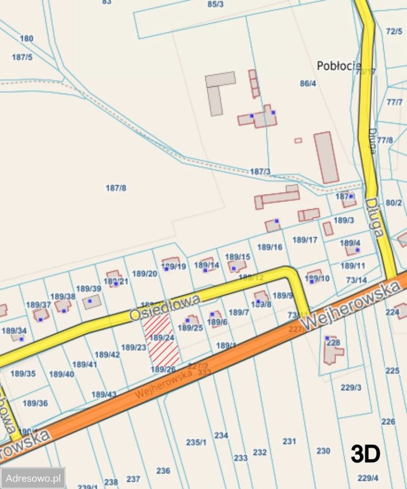 Działka budowlana Pobłocie. Zdjęcie 3