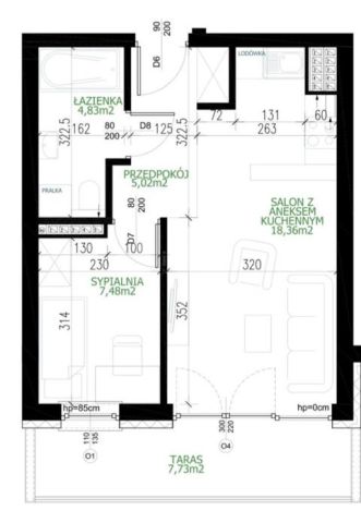 Mieszkanie 2-pokojowe Nowy Targ, os. Polana Szaflarska. Zdjęcie 10