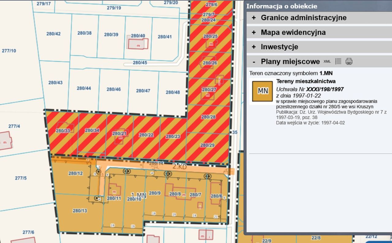 Działka budowlana Kruszyn, ul. Bratkowa. Zdjęcie 3