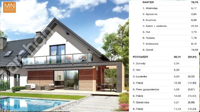 bliźniak, 4 pokoje Szyce, ul. Wesoła. Zdjęcie 2