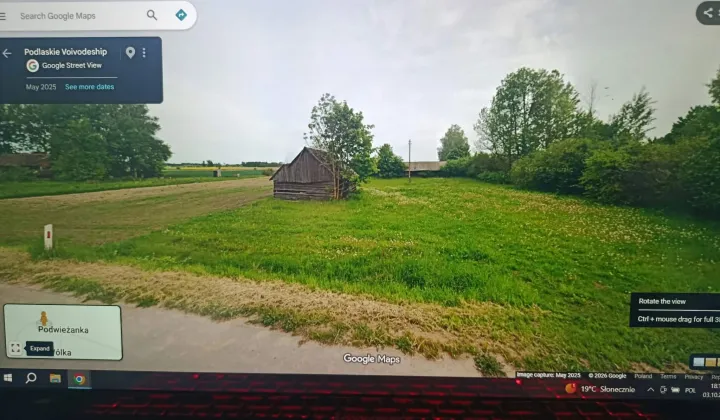 Działka siedliskowa Podwieżanka