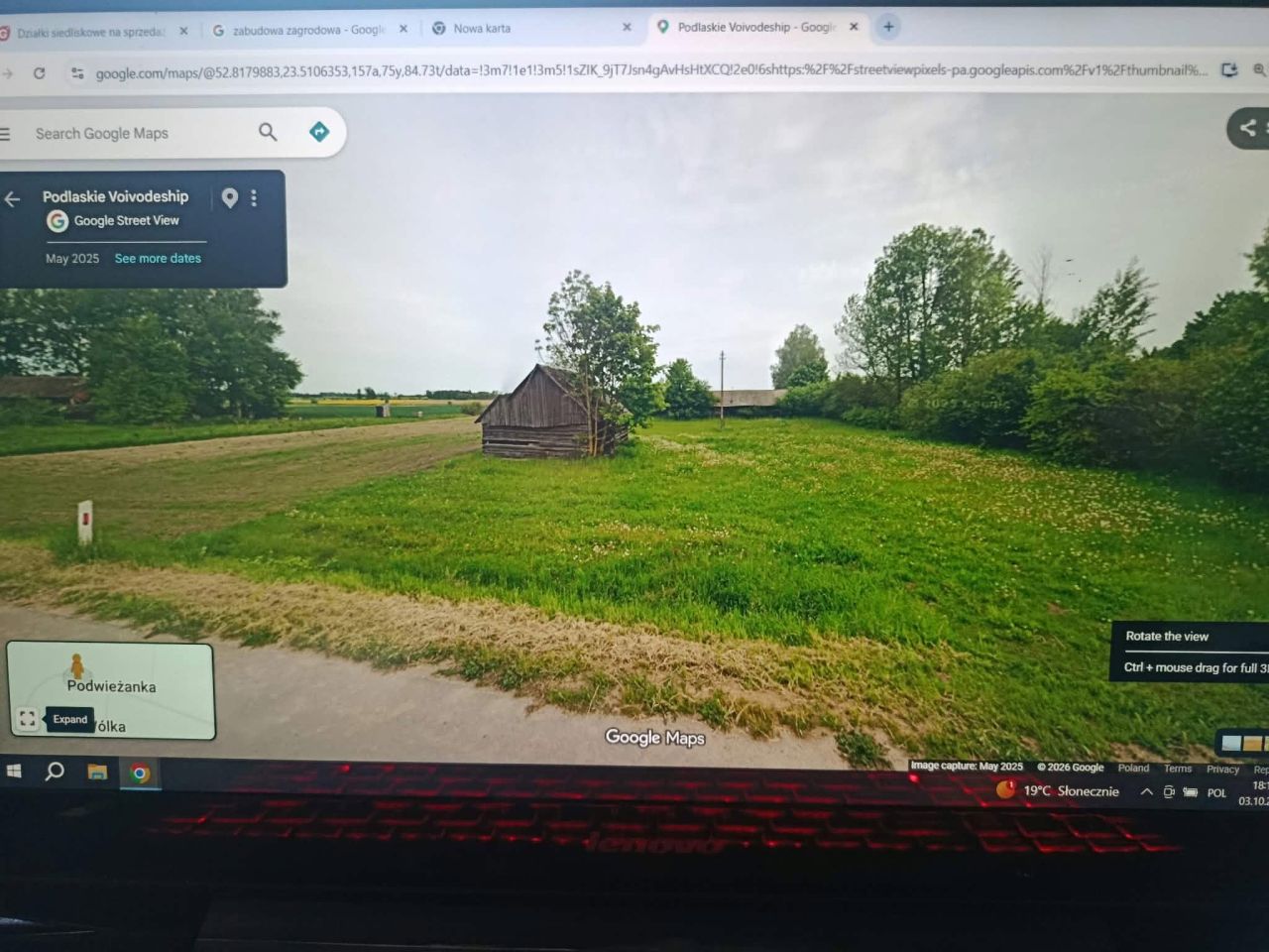 Działka siedliskowa Podwieżanka. Zdjęcie 1