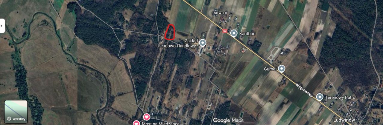 Działka budowlana Tończa Osowiec