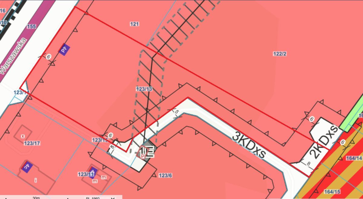 Działka inwestycyjna Stryków, ul. Warszawska. Zdjęcie 3