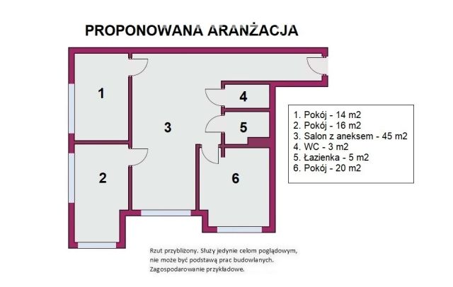 Mieszkanie 3-pokojowe Łódź, ul. Drewnowska. Zdjęcie 2