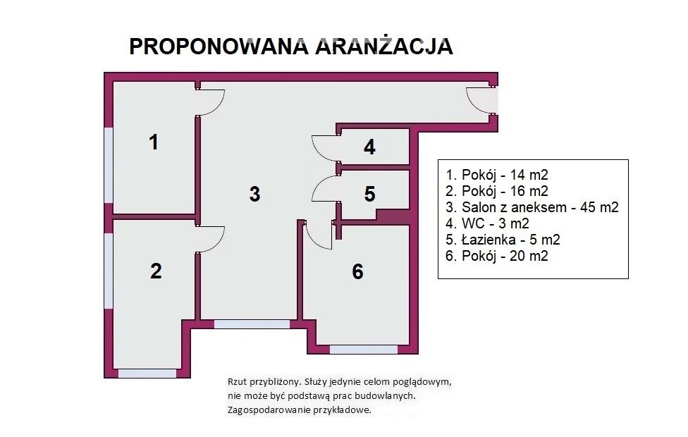 Mieszkanie 3-pokojowe Łódź, ul. Drewnowska. Zdjęcie 2