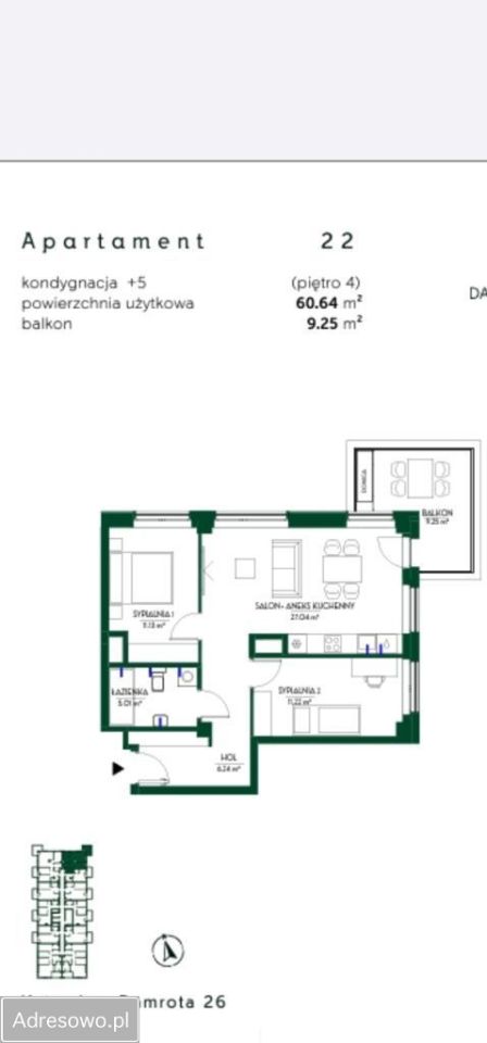 Mieszkanie 3-pokojowe Katowice Śródmieście. Zdjęcie 2