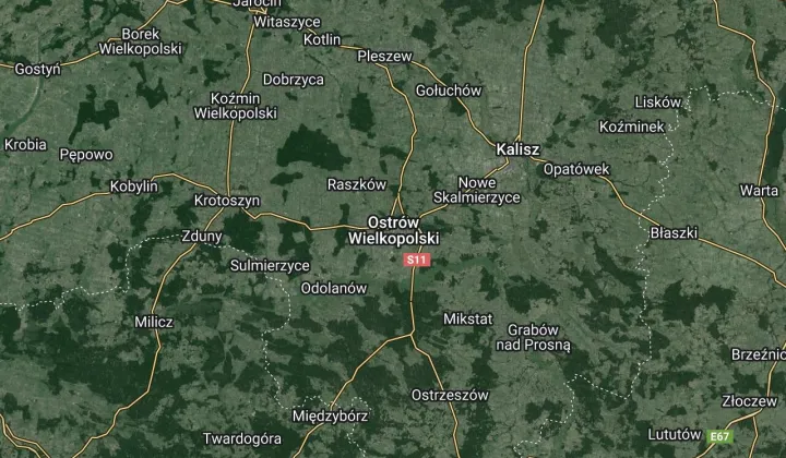 Działka rod Ostrów Wielkopolski