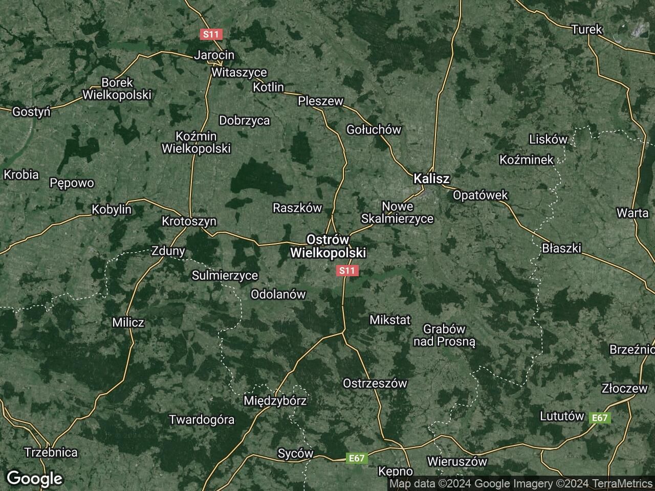 Działka rod Ostrów Wielkopolski