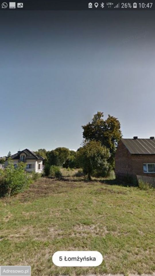 Działka rolno-budowlana Częstochowa Lisiniec, ul. Łomżyńska