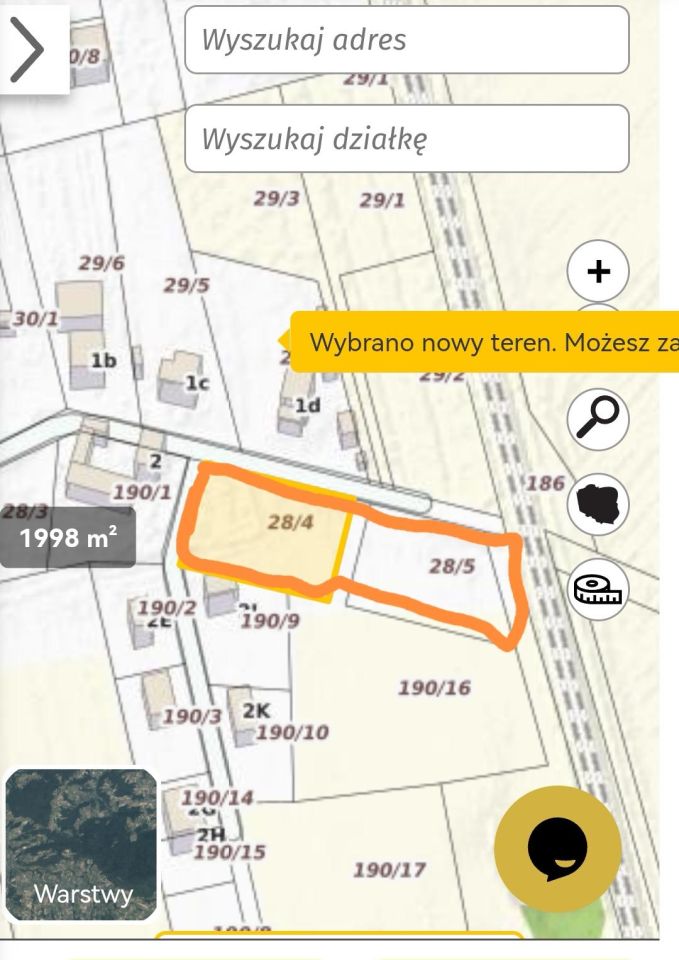 Działka budowlana Nowosiedlice. Zdjęcie 2