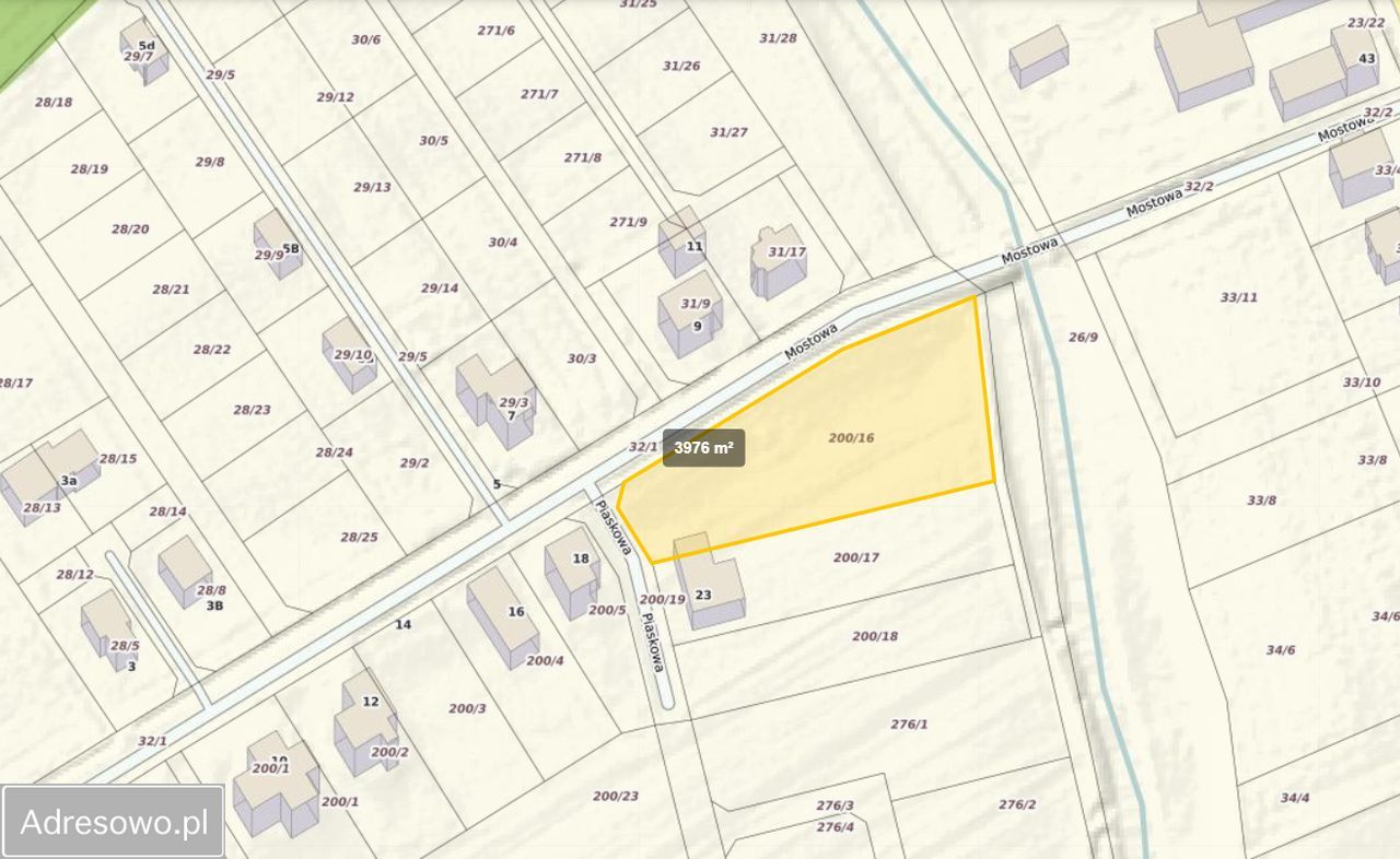 Działka budowlana Nowy Folwark, ul. Mostowa